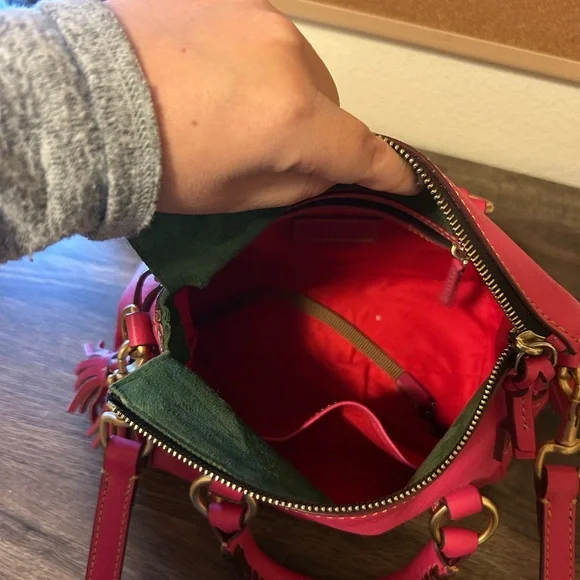 Dooney & Bourke Fuchsia Pink Florentine Satchel - Picture 13 of 16